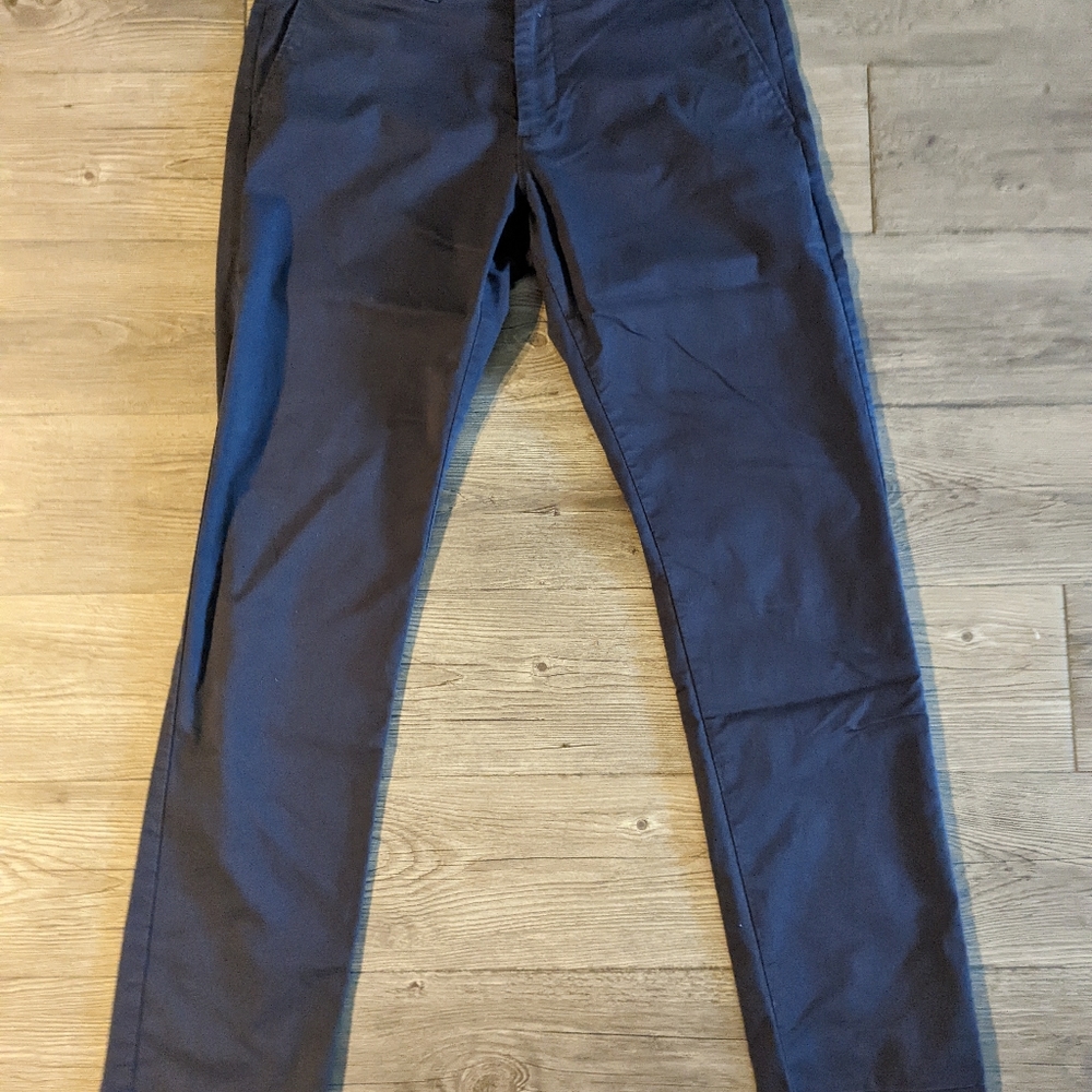 J Crew Slim Stretch Navy Blue Pants Size 32x32